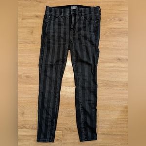 Torrid Size 10 striped super soft bombshell skinny jeans